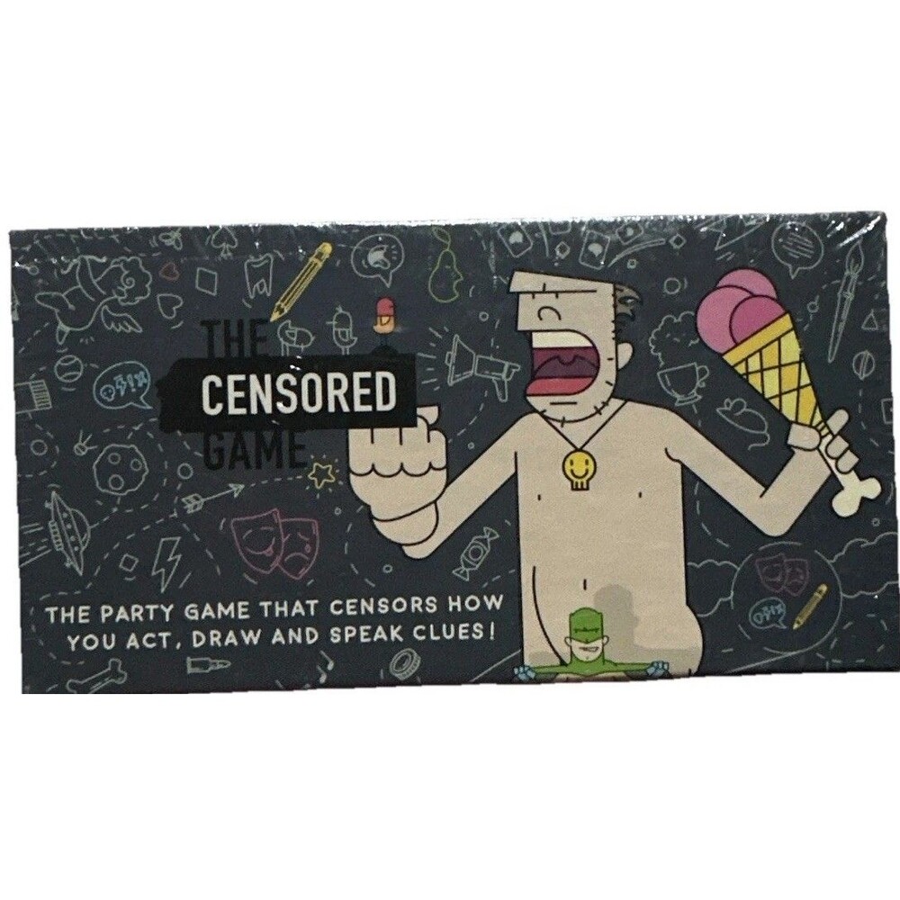 Buffalo Games The Censored Game Party Card Game New Sealed Ages 17+ Adult
